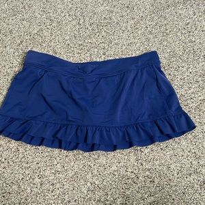 Title Nine Navy Swim Coverup Skirt